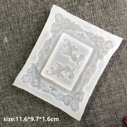 Z30 silicone for gypsum mold Resin crystal mold Silicone mold for photo frame accessories