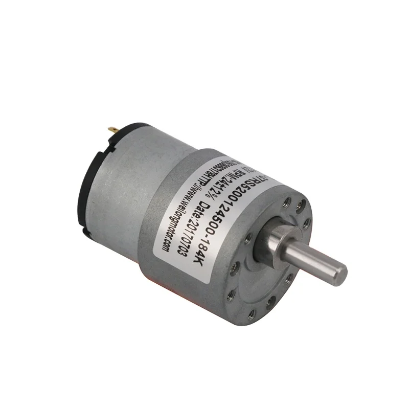12v dc winch motors 37mm gearbox low speed 100rpm 24v dc power window motor manufacturer