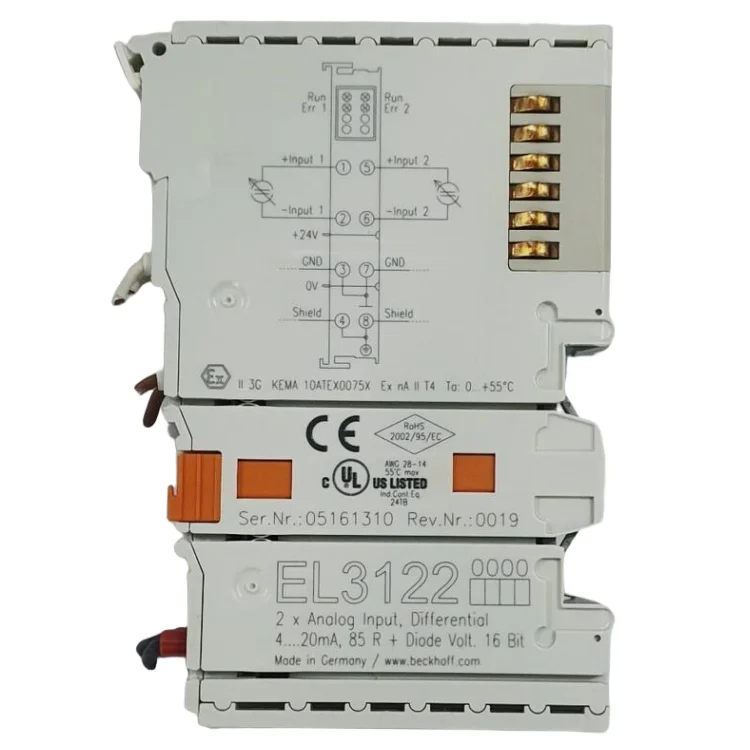 Быстрая доставка EL3122 Новый в коробке PLC 2x аналоговый входной модуль один год гарантии