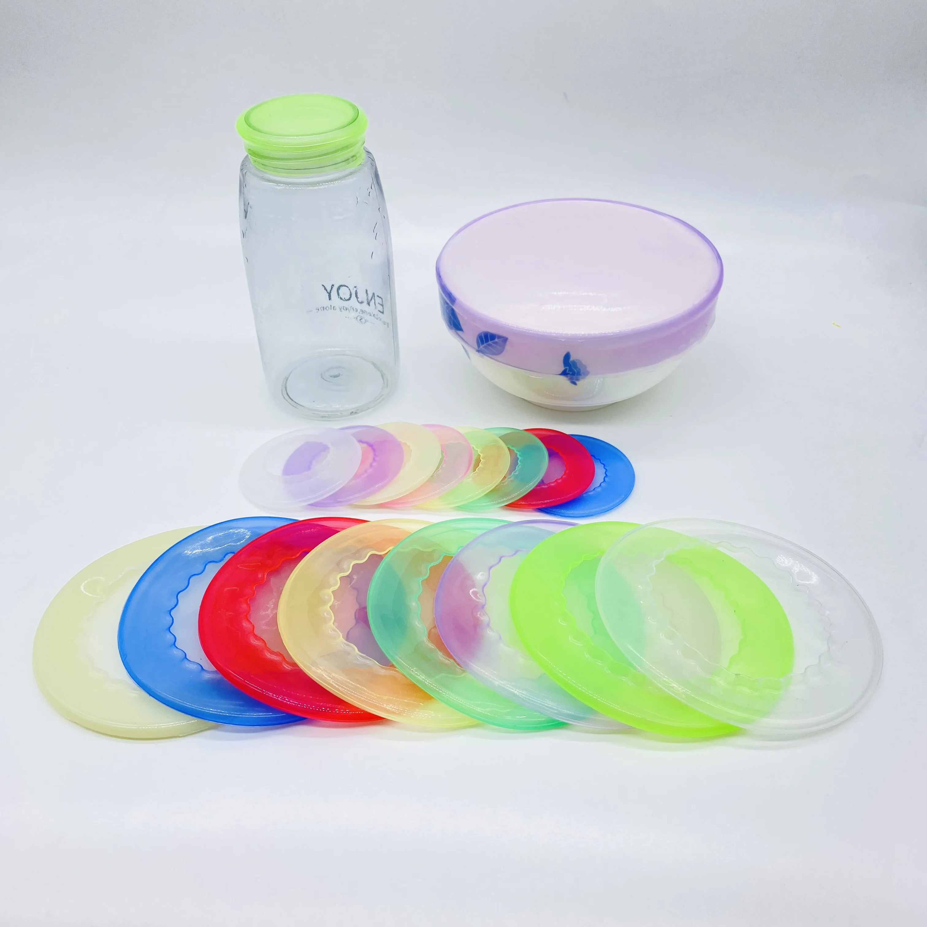 Wholesale Silicone Food Stretch Seal Cover Seal Lid Hot Selling Reusable Silicone Stretch Fresh Keeping Cover Bowl Lids