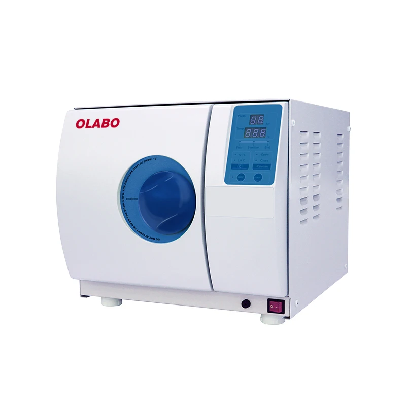 OLABO Small Dental Lab Equipment Table Desk Top Steam Autoclave/Sterilizer