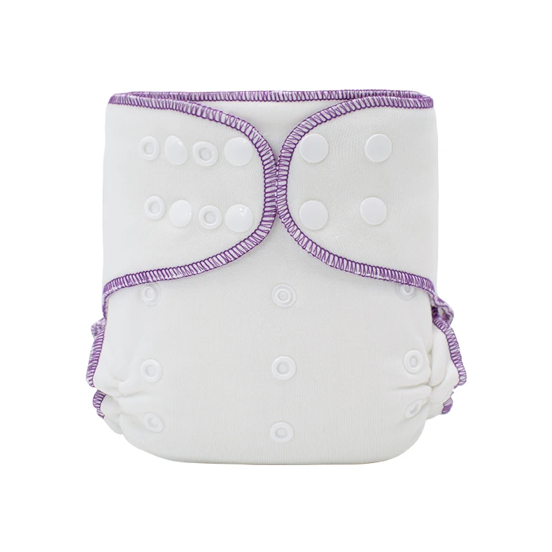 Бамбукового волокна и хлопка детские ночные многоразовые моющиеся установлены ткань пеленки с 2 вставками