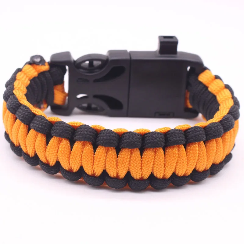 Hot sale tactical paracord bracelet 4 in 1 adventure tools survival accessories manufacturer