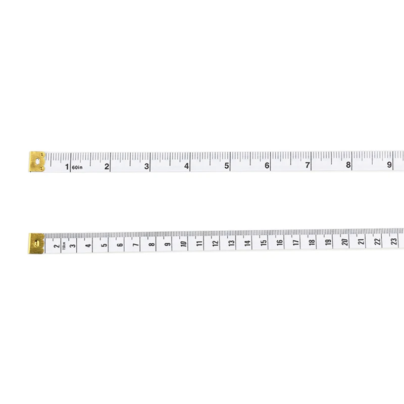 White Soft Tape Measure Double Scale Body Sewing Flexible Ruler for Weight Loss Medical Body Measurement Sewing Tailor Craft