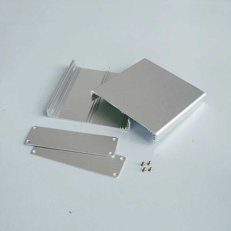 120 * 120 * 35mm aluminum  shell charging treasure box  battery booster aluminum profile processing power amplifier case 8240