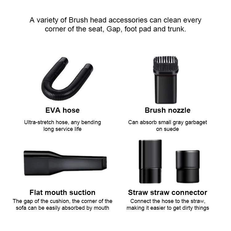 Hot Sale 4500PA Dust Cleaning 120W Power Wet and Dry Use Portable Mini Handheld Vehicle Corded Car Vacuum Cleaner