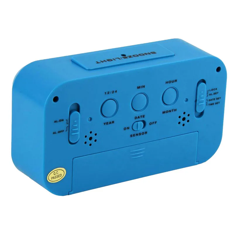 wholesale bathroom modern snooze light Digital time clock Morning Alarm Clock Electronics digital calendar day kids alarm clock