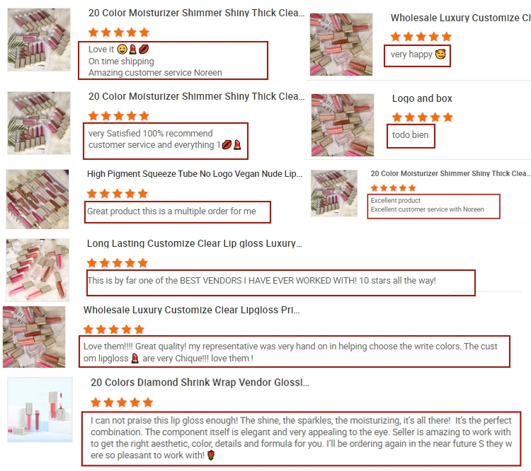 Free Product Image Shooting lip glossy private label custom luxury cute clear lipgloss tube vegan natural glitter lip gloss