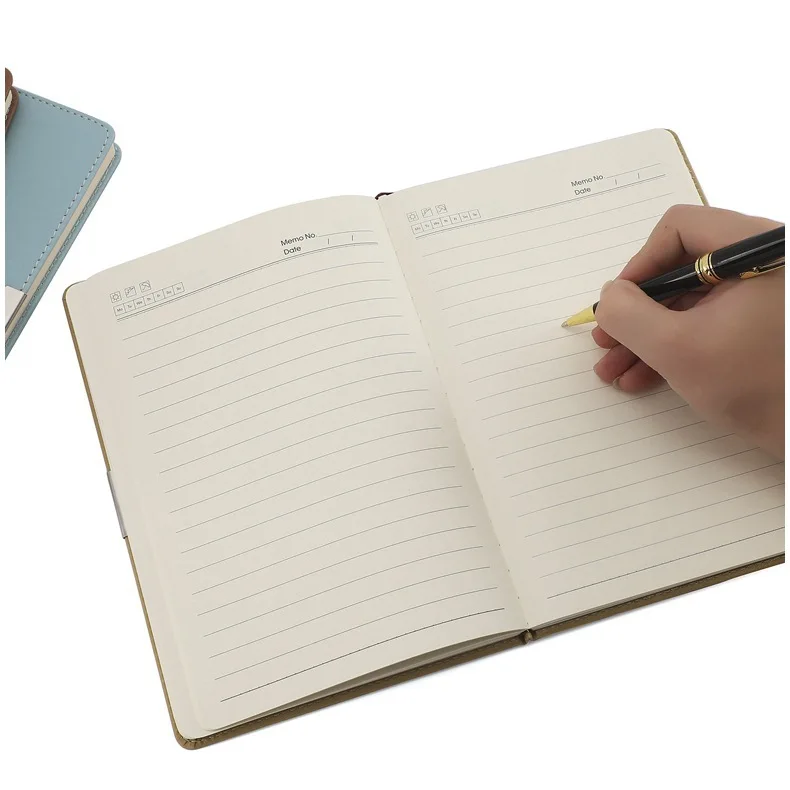 XP-Promos PU Leather A5 Notebook Business Office Meeting Record Book for Promotional Gift