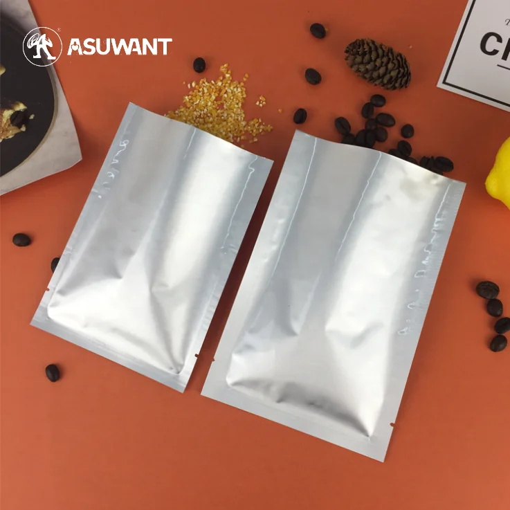 Aluminium Foil Heat Sealed Packing Reusable Mylar Food Vacuum Sealer Bags with Tear Notch