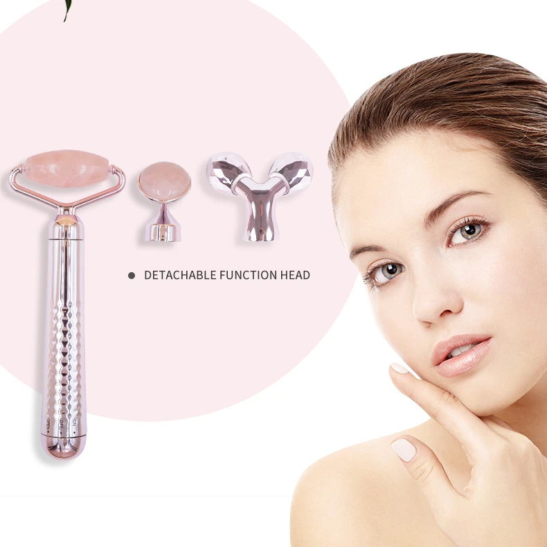 free shipping items 3 in1 for women face lifting facial masasager induction beauty products