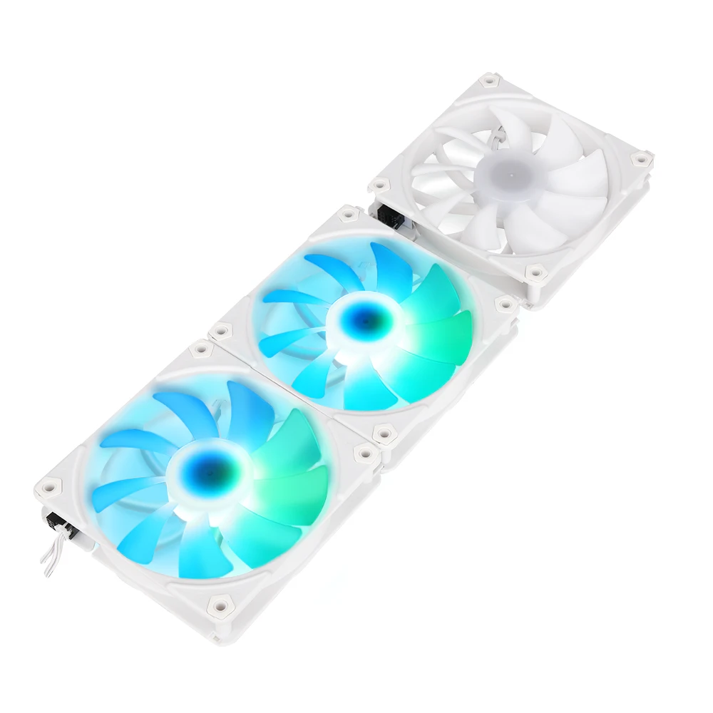 SAMA RGB Electrical Cooling Fans for PC Case with RGB LED Lights CPU Cooler Fan 120mm Ventilador RGB Cooler Fan With Controller