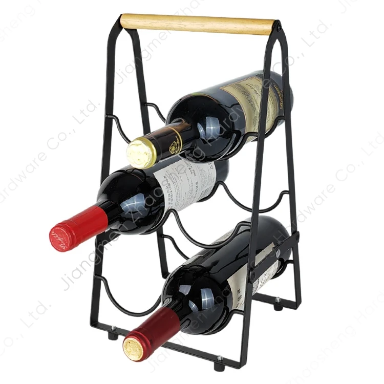 Commercial Creative Wine Rack Display Stand In The Kitchen Storage Shelf Countertop Original Storage Home Decor Wine Holder