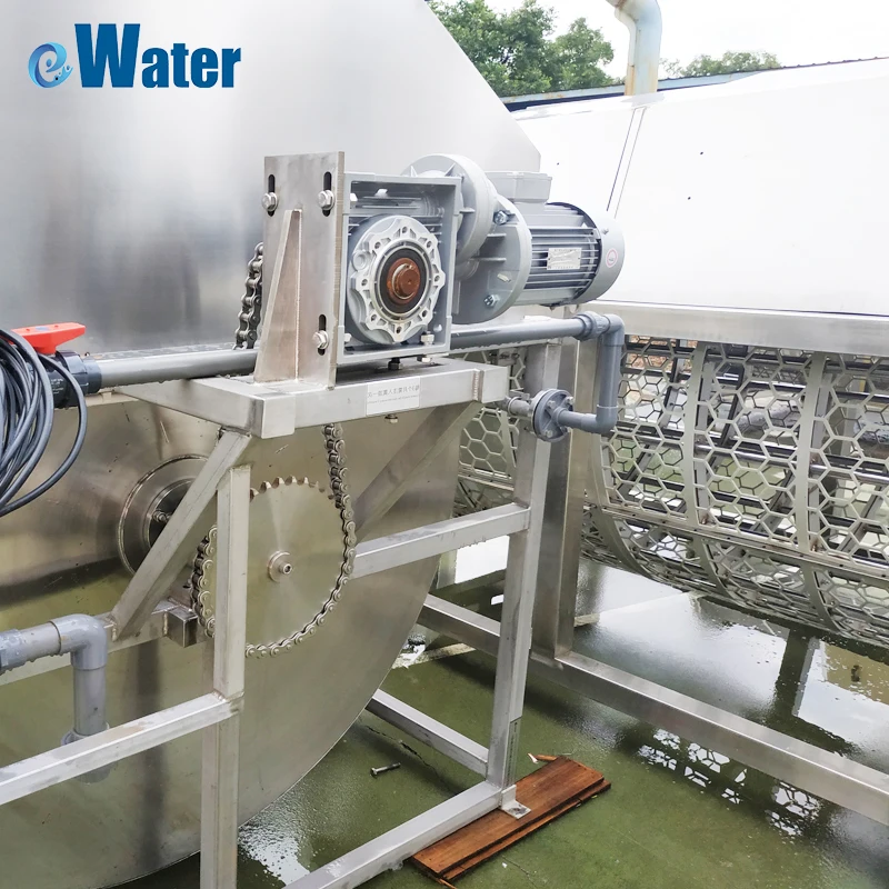 Барабанный Фильтр eWater 20T Ras для фильтрации воды в
