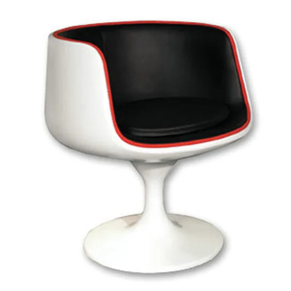 DKY006 Fiberglass home furniture half cup shaped chair banquet comfortable armchair luxury chair