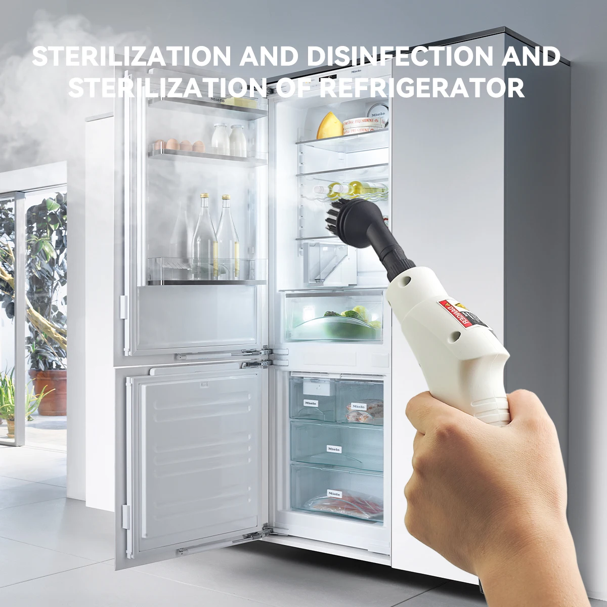 High Pressure Handheld Steam Cleaner,15s Quick Heat-up Deep Cleaning Portable Steam Cleaner For Home Car With 6 Adjustable