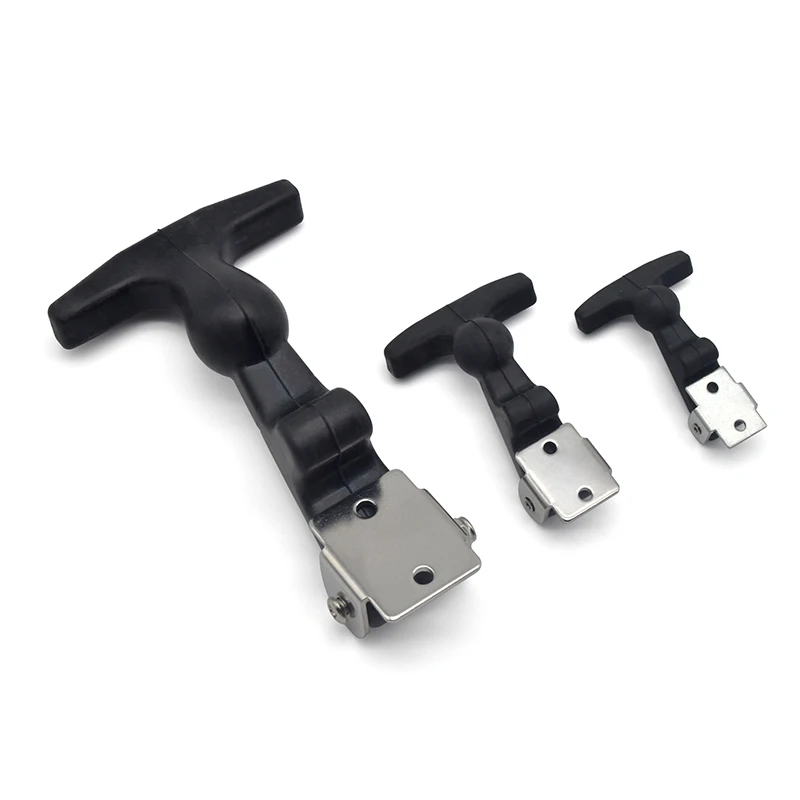 Spring Cabinet Catch Latch Rubber Clamp T-Handle Draw Latches Rubber Latch For Tool Box