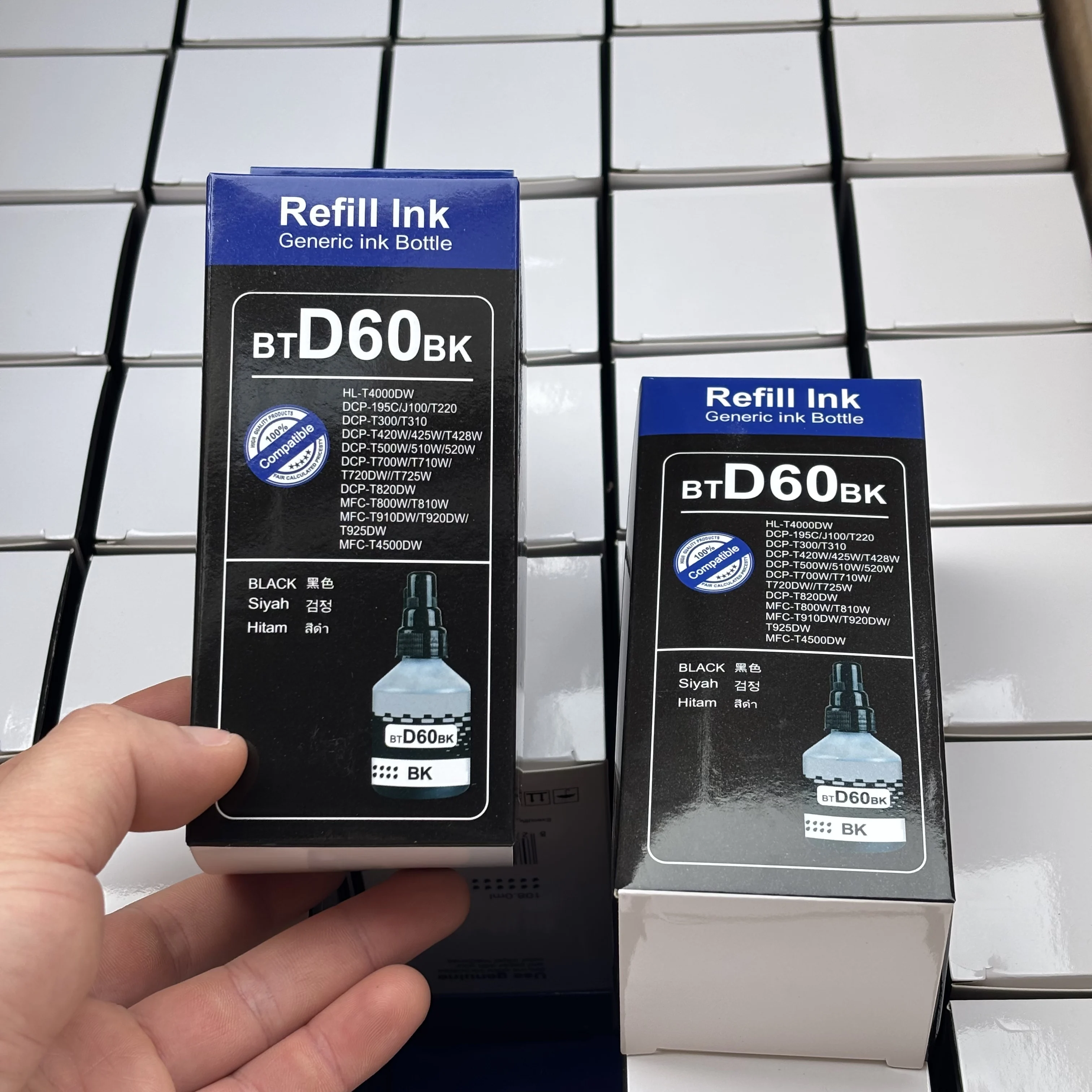 BTD60 BT5000 4-Color Water-Based Dye Ink Refill Printer Inks for Generic ink Bottle Brother Printers DCP-T310 DCP-T510W Printer