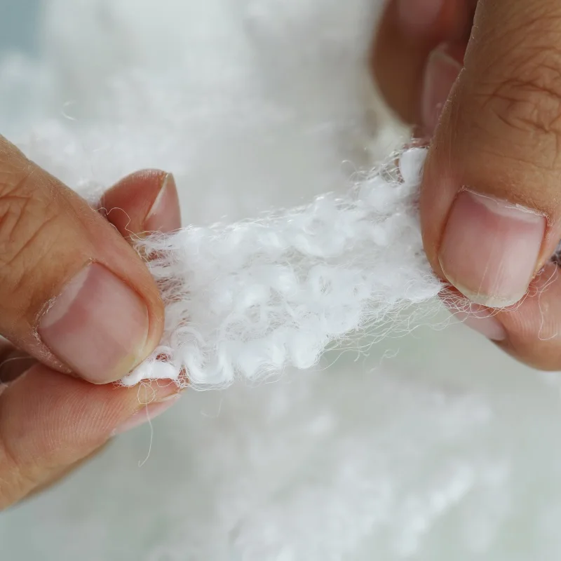 Manufacture Solid Virgin Polyester Staple Fiber 7D 2.5D  Filling Material  For Sofa Soft Toys