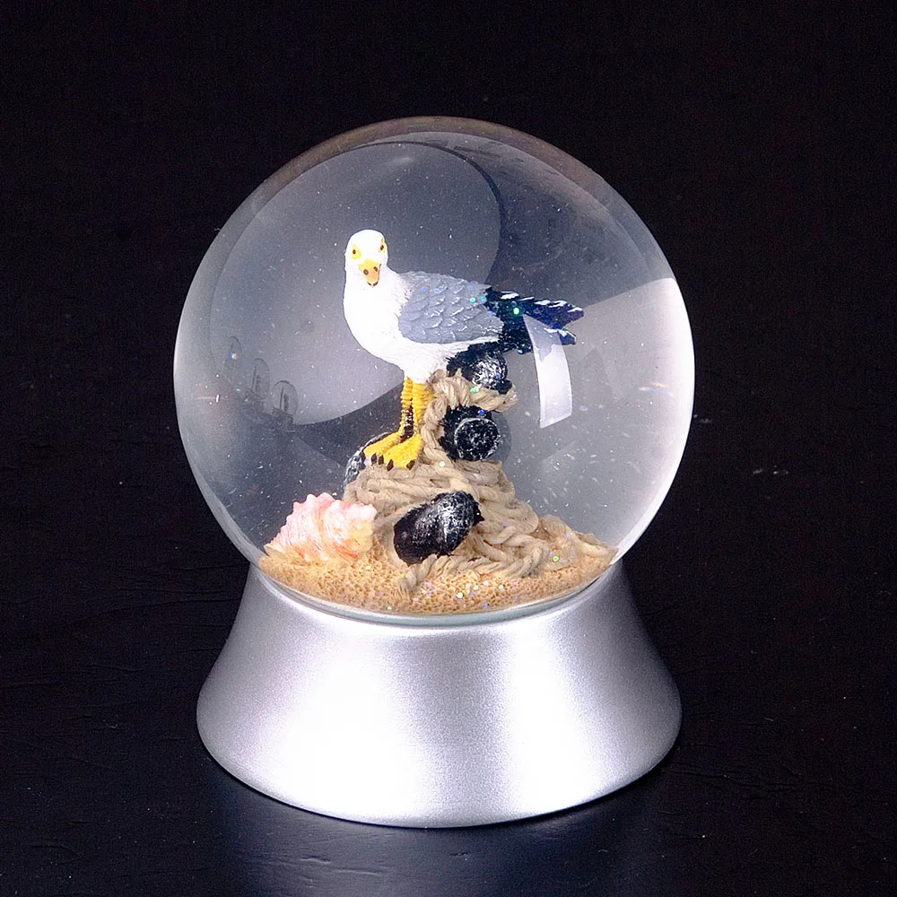 Custom Gift Polyresin Glass Custom Snow Globe Wtaer Ball Handmade Souvenirs Snowball