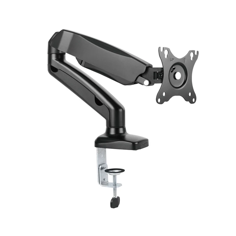 Adjustable Aluminum plastic rotatable 360 rotating laptop arm computer riser monitor mount stand