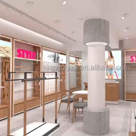 Manufacturer Wholesale Ladies Underwear Display Floor Stand Retail Lingerie Display Cabinet for Store Use and Shelf Application