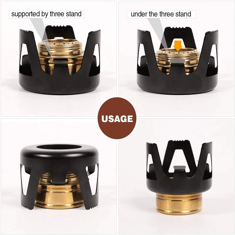 KingGear Outdoor Burners mini Portable Alcohol Stove Picnic camping stove