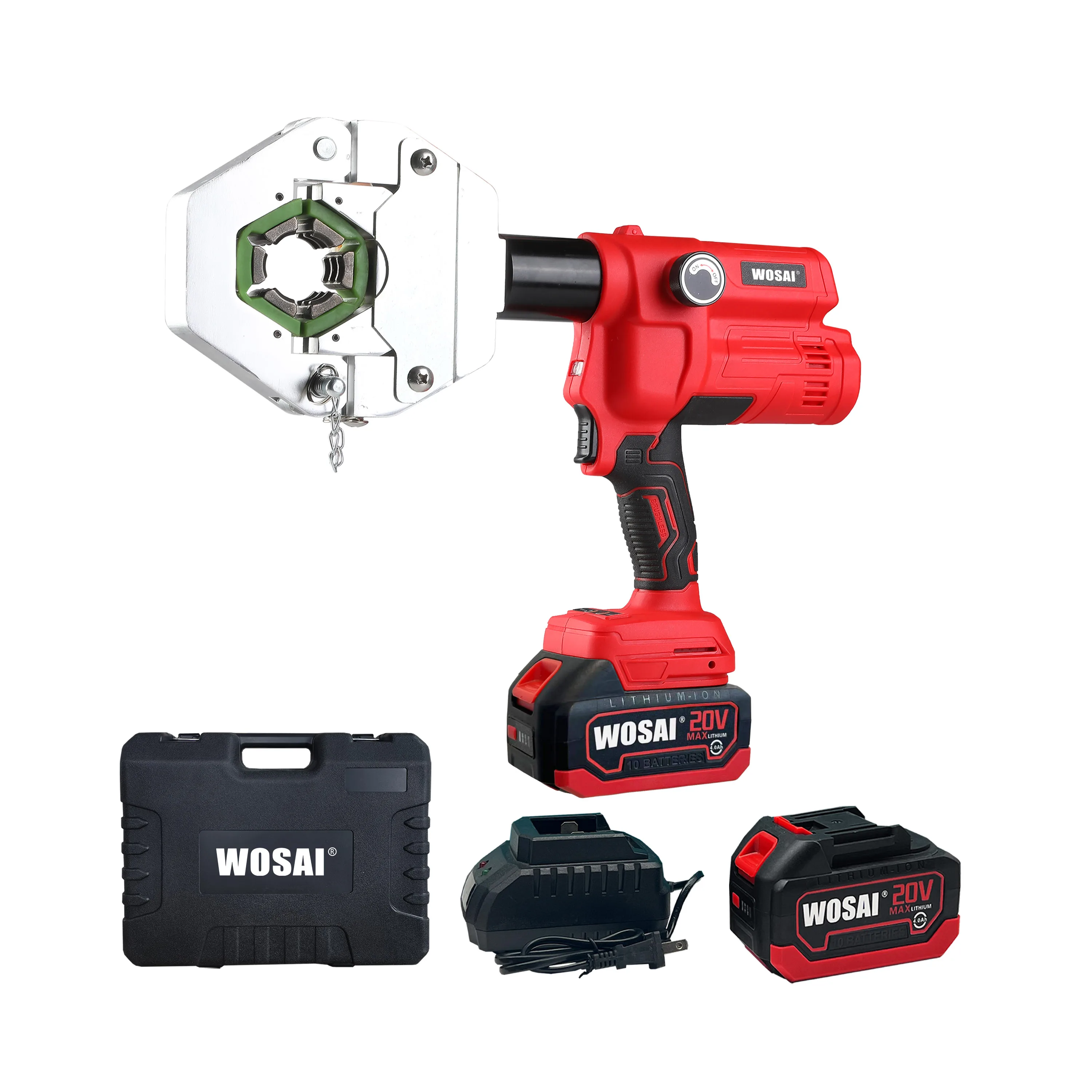 WOSAI Cordless Pipe Press Tool Hydraulic Copper Pipe Crimping Tools