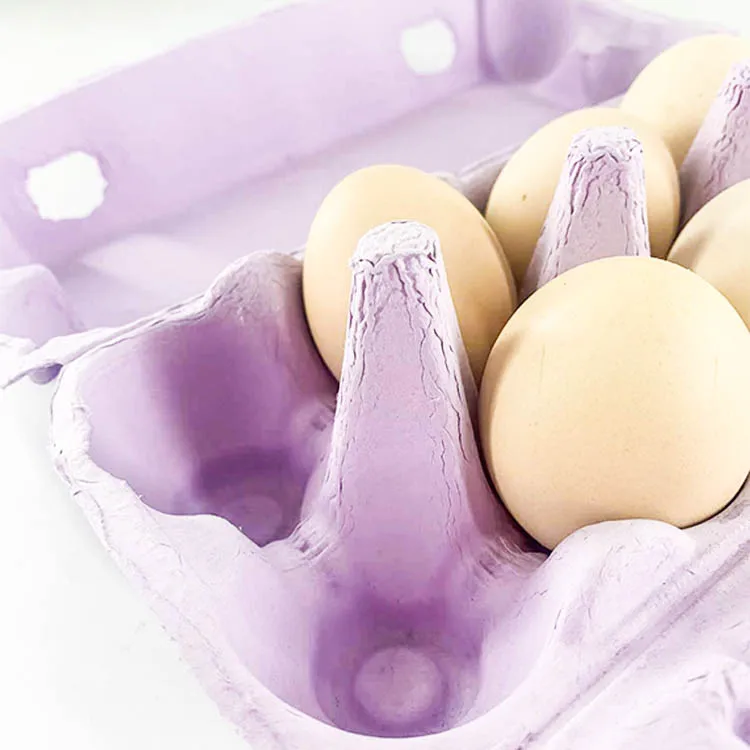 Custom Design Wholesale Factory Molded Paper Pulp Packaging Pulp Packaging Egg Tray