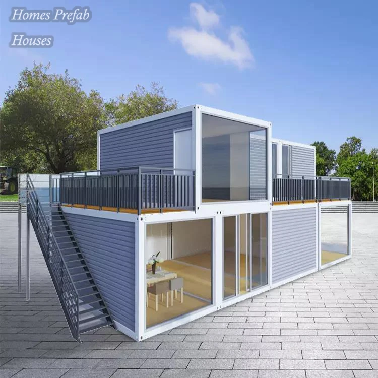 20/40 Ft Prefabricated Homes Detachable Container House Loft Design Homes Houses
