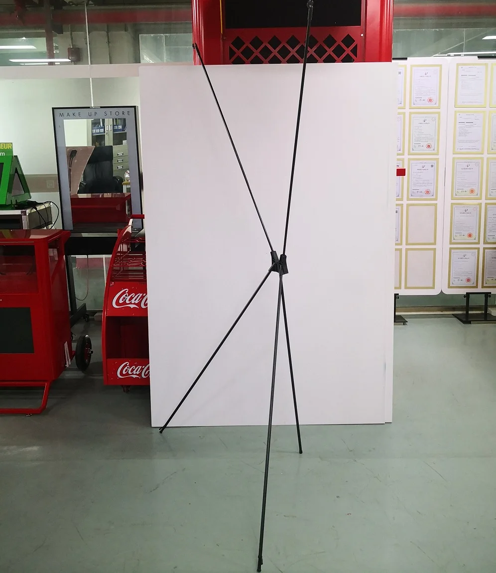 
Low cost carbon fiber X banner stand 