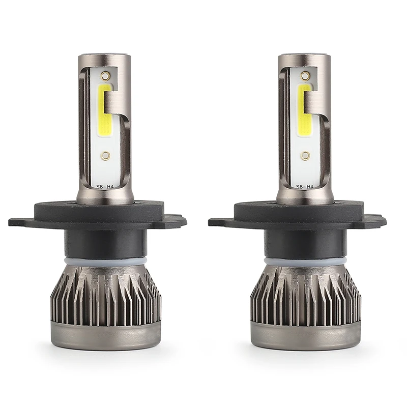 2021 new custom car light H4 cob chip 6000k laser headlight H7 car LED headlight bulb 9005 HB3 car light