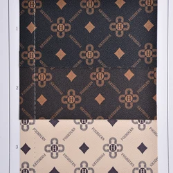 Factory wholesale high quality synthetic fabric faux PVC leather making bag material