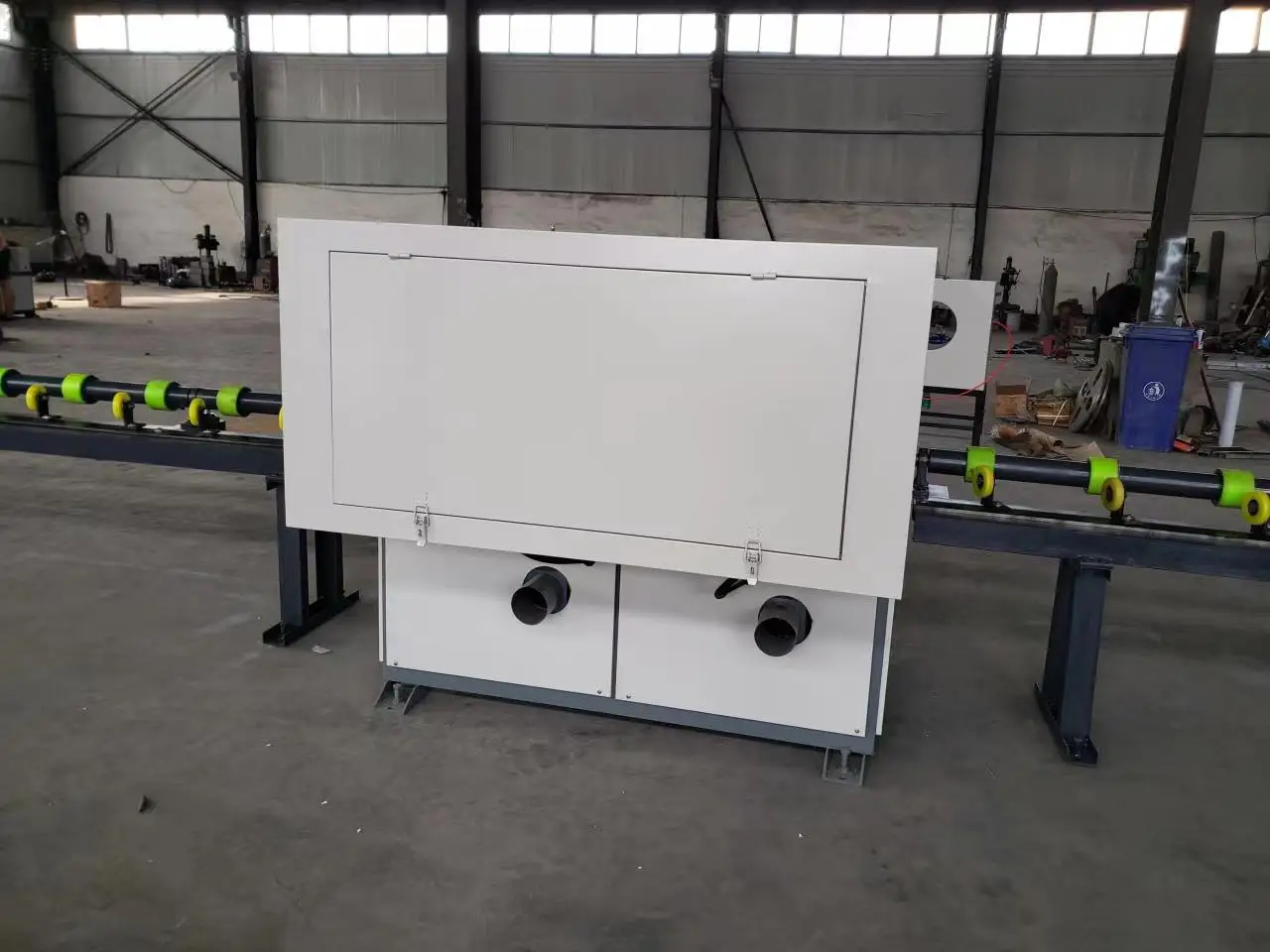 Steel Pipe Polishing Machine Hydraulic Hardware Copper Pipe Rust Removal Machine Round Pipe Rod Grinding Wire Drawing Machine