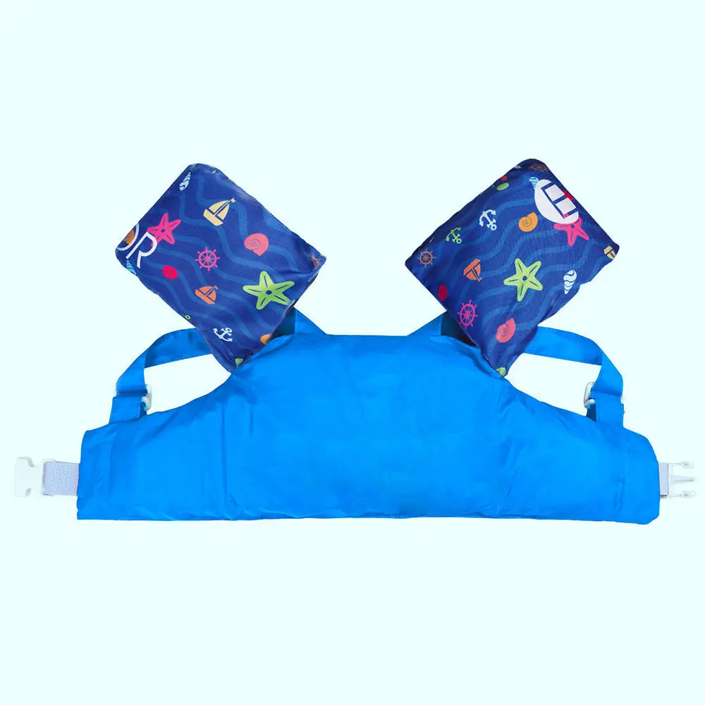 Customized logo Toddler Kids Swim Vest With Shoulder Strap - Float Swimwear For Girls & Boys, Beach Pool Kids Swim life vest