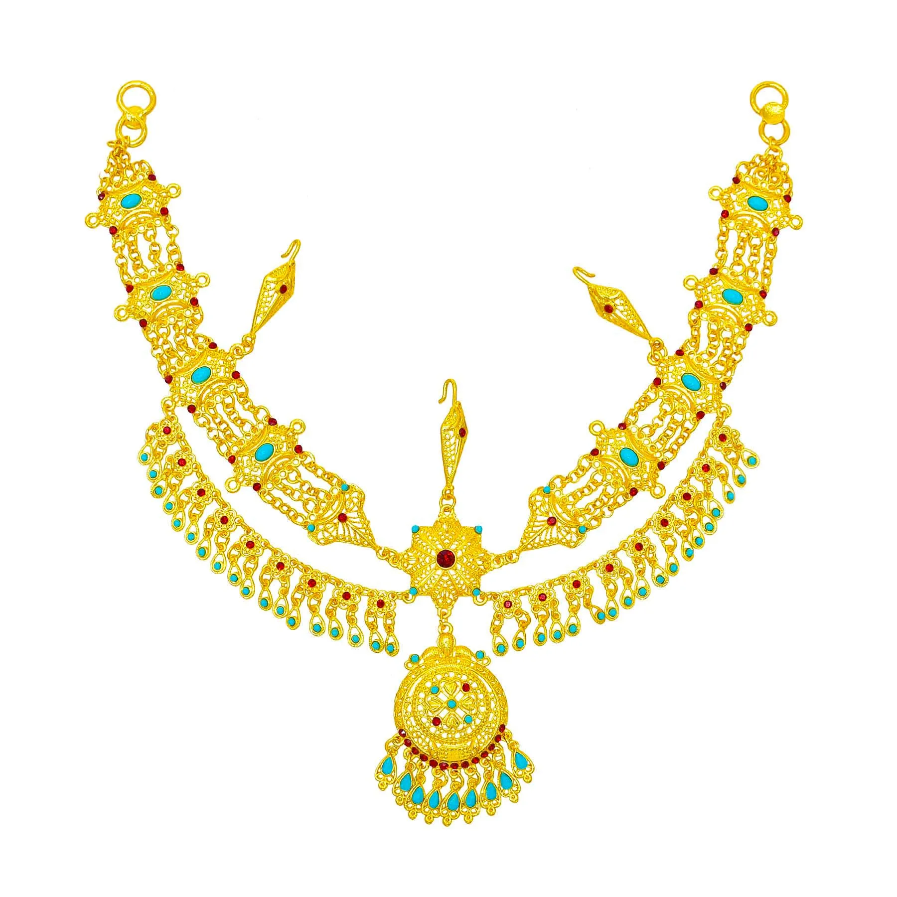 Новинки из Дубая, Модные производители, Хрустальная цепочка на голову, лоб, свисающие волосы, повязка на голову для невесты, индийские этнические украшения для женщин