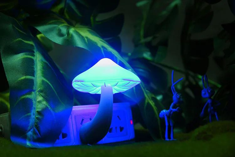 Popular Bedroom Light Auto Sensor Mushroom Shape Led Night Lamp