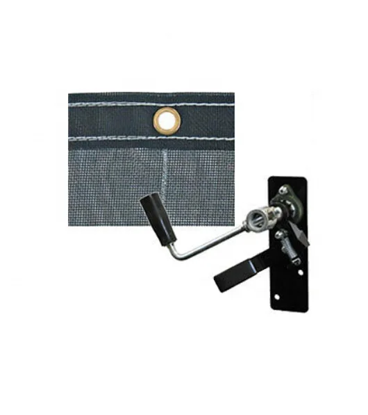 Dump Truck Manual Cab Level Crank Pull Tarp System Customized Size