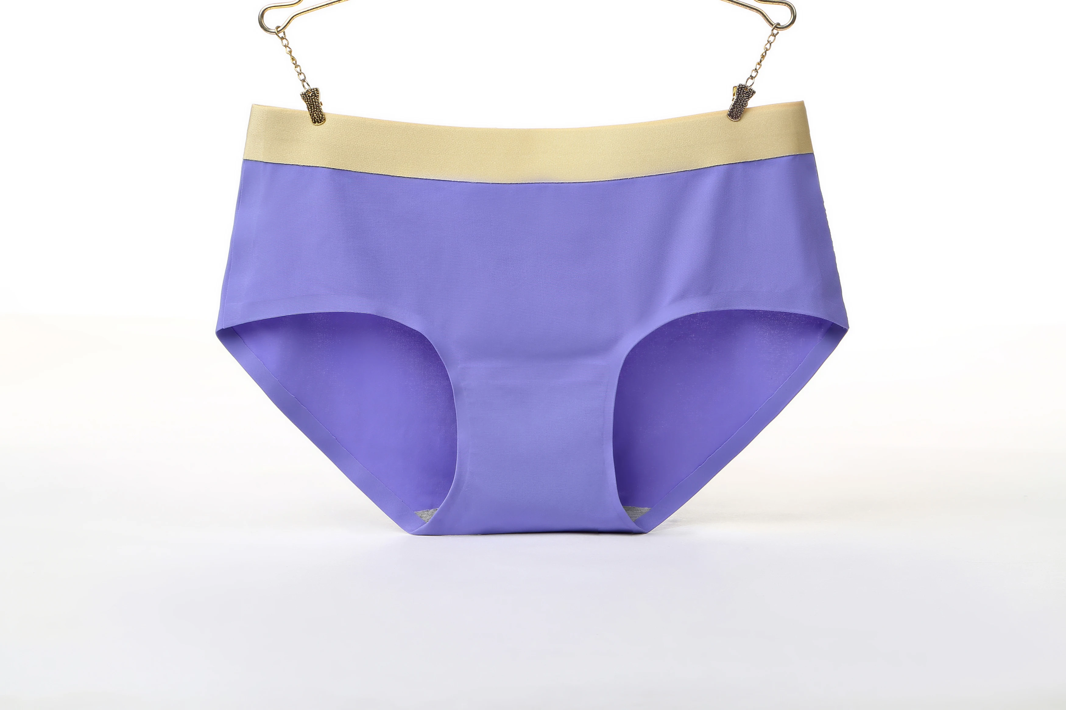 Cinturon dorado con gran oferta, cintura media, ropa interior de seda de hielo ropa interior transpirable de talla grande para