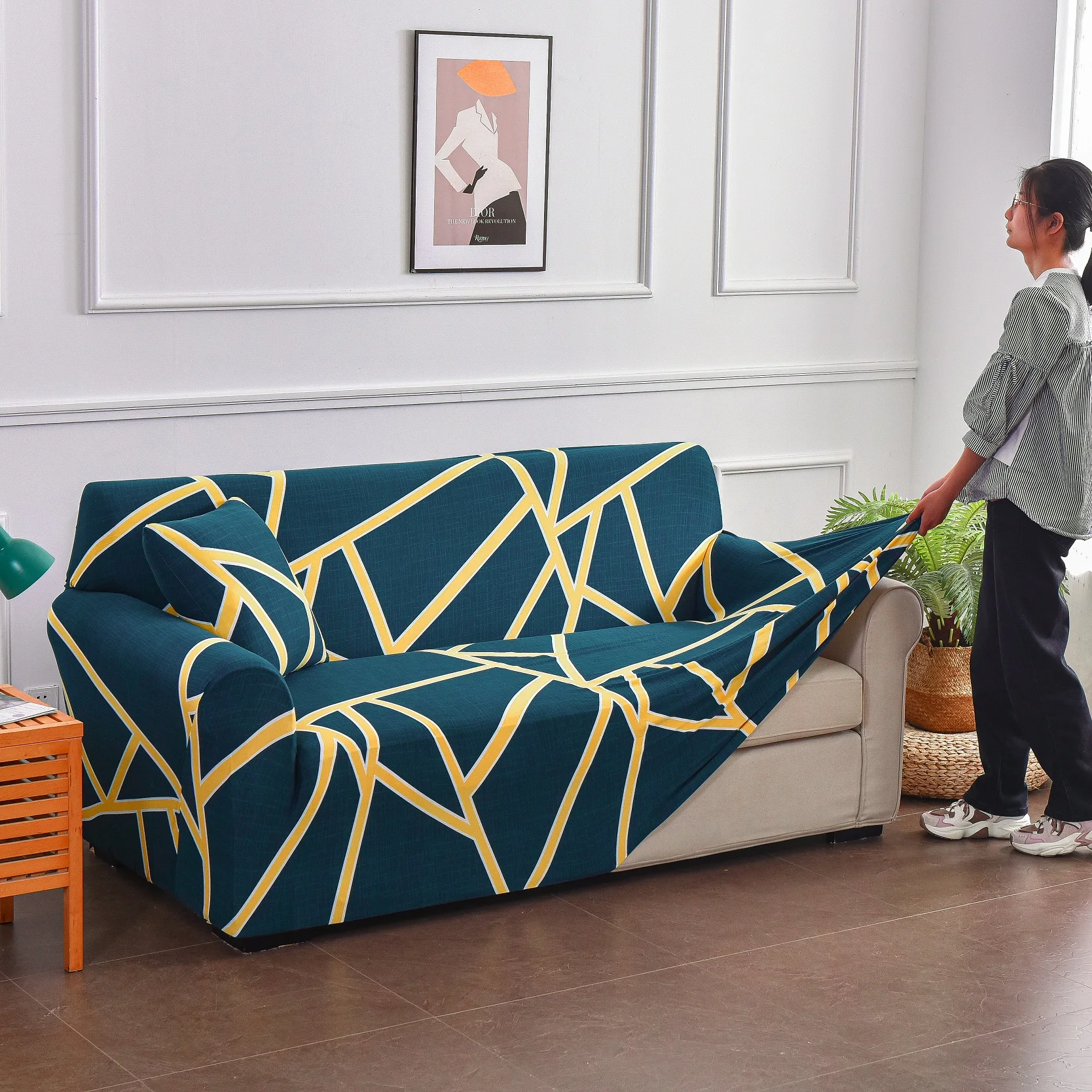 New Design High Elastic Sofa Covers Stretchable sofa slipcover for sectional sofas