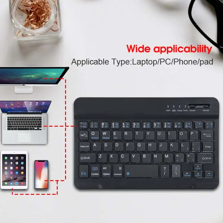 SAMA Cheap Tablet Keyboard Bt Rechargeable Laser Print Keyboard Wireless Portable Keyboard