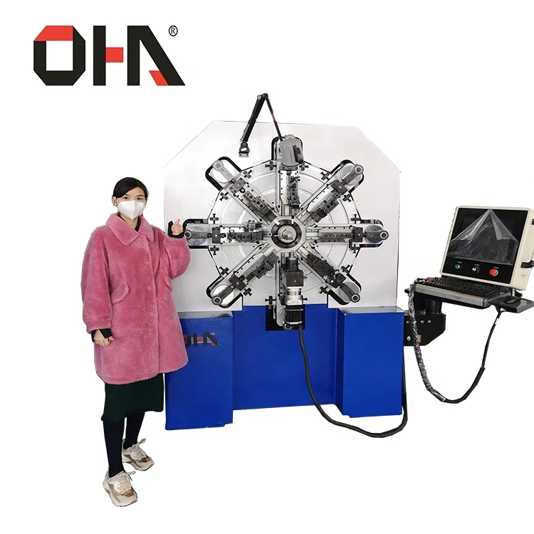 High Precision CNC-OHA-1280 Automatic CNc Cam-Free Spring Forming Machine