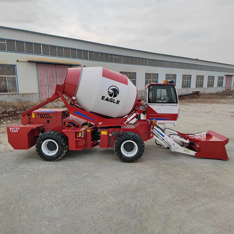 Diesel Portable Mobile Self Loading Truck Concrete Mixer 0.5/ 0.8/ 2.6/ 3.5 /6.5 m3 Concrete Mixer truck for Sale