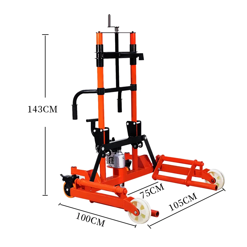 Heavy Duty Hydraulic truck dual  dolly wheel tire lifter in  tire changers Tyre Forklift