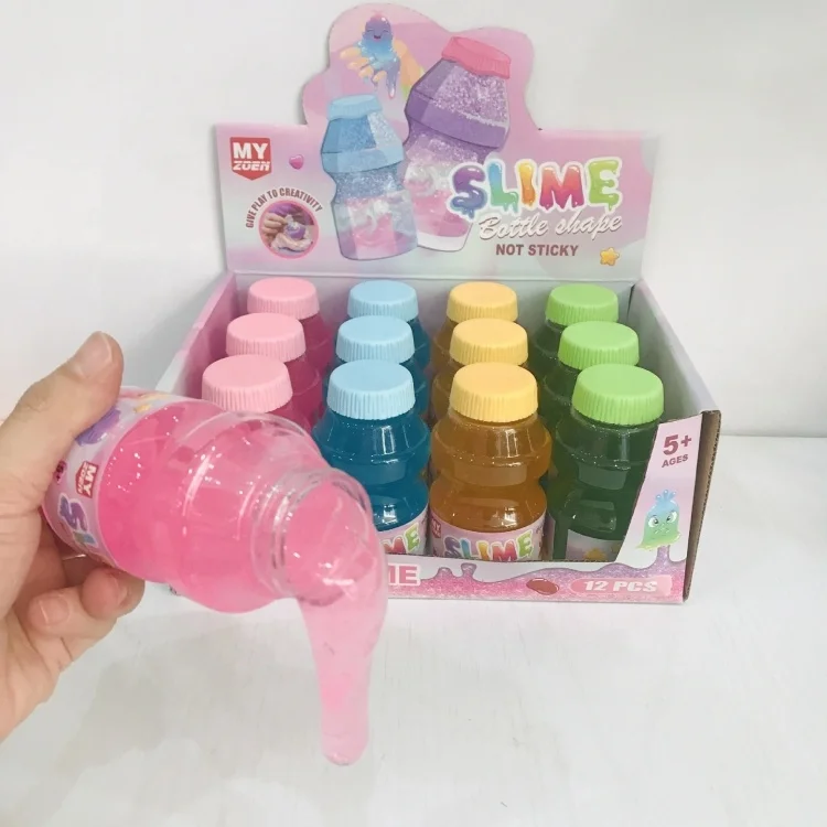 New Drink Not Stick To Hands Does  Bottle Creative Clear Water Slime