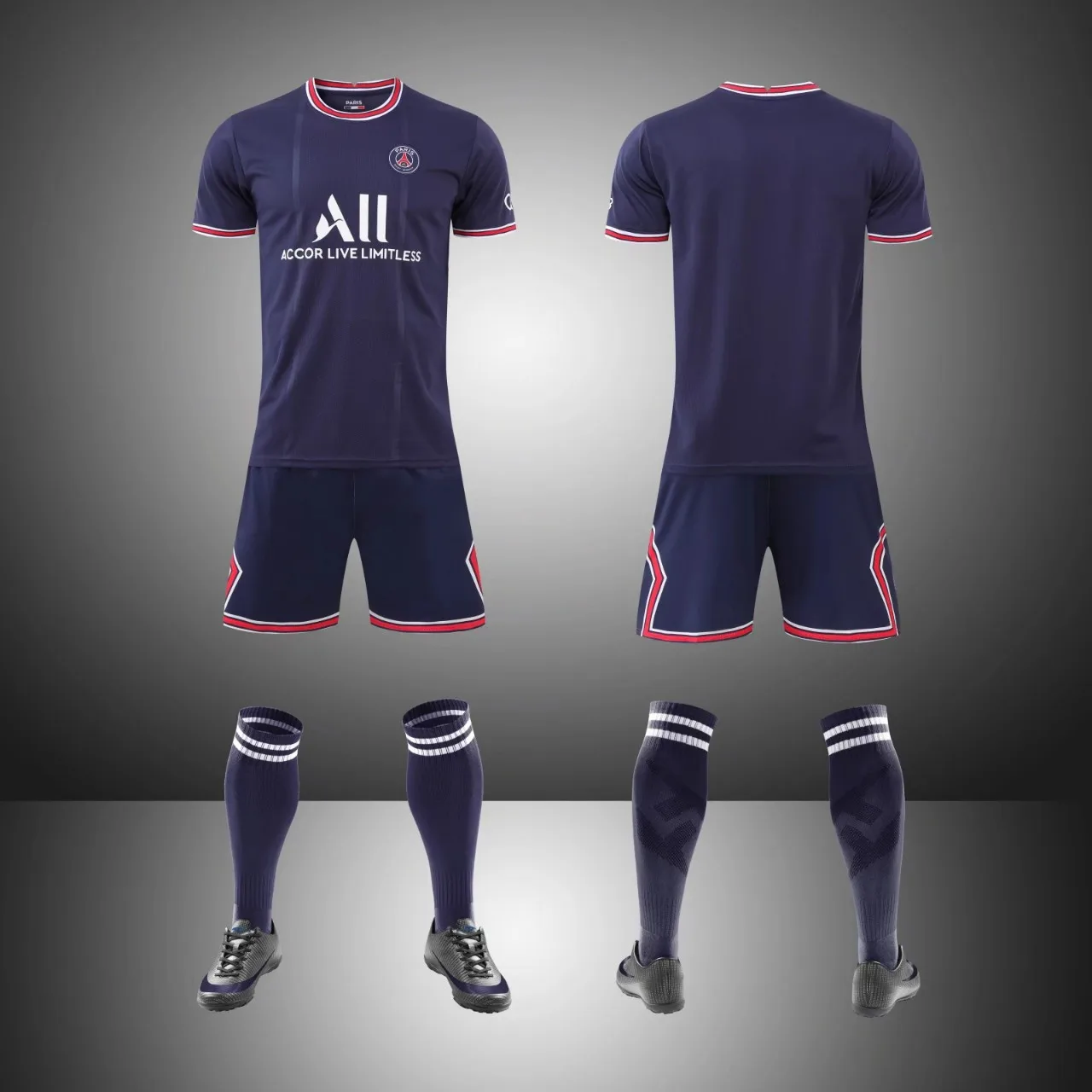 TOPKO Париж-Сен-Жермен Джерси Neymar Детская Футбольная форма спортивный костюм Мужская Тренировочная Футбольная Одежда