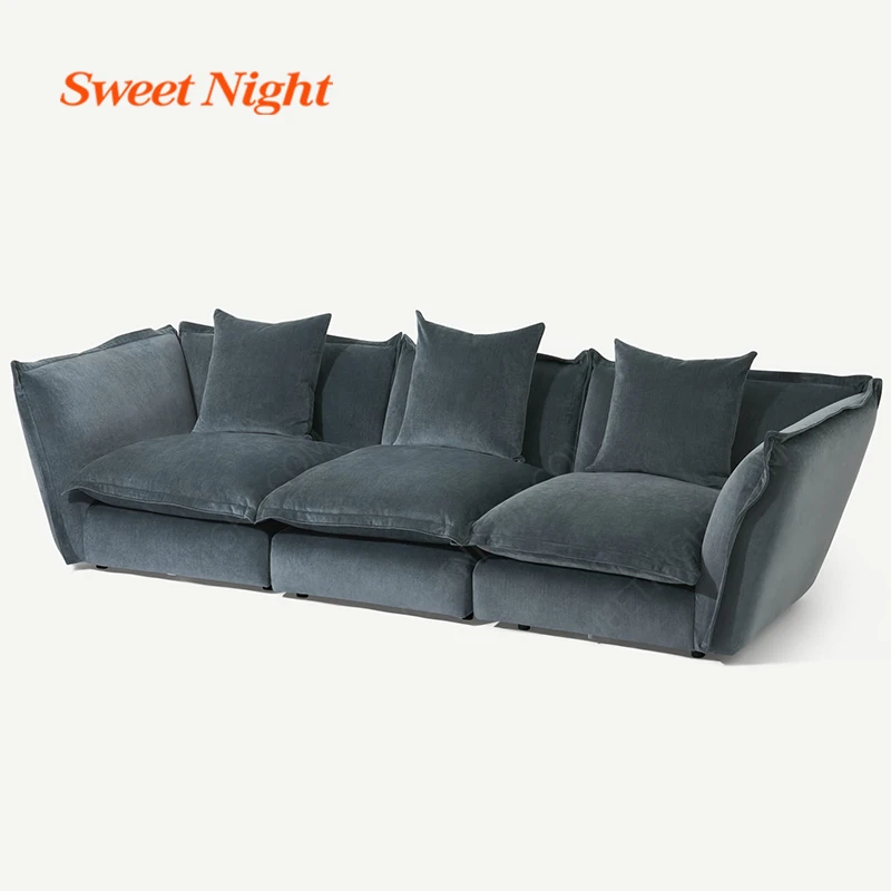 contemporary upholstered 7 seater chesterfield tufted sectional lounge modern design living room fabric sofa