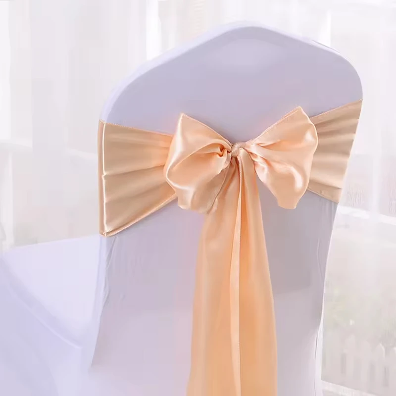 Wedding Chair Decorations Stretch Chair Bows Chair Sashes for Party Banquet
