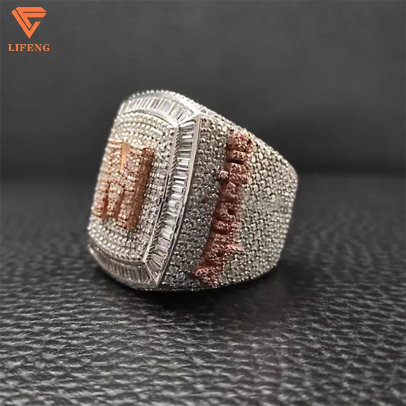 Fashion Custom Crystal Women Men Award Kid Softball Finger Youth Football Custom Baseball Basketball Championship Ring