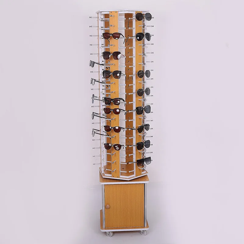 2022 New Rotating Sunglasses Display Stand Eyewear Hanger 108 Pairs Sunglass Rack Holder